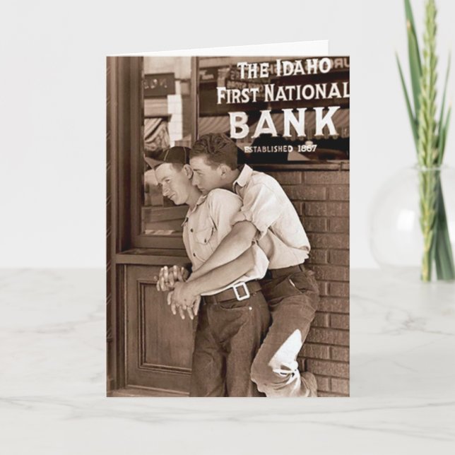 Tarjeta Gays vintage (Anverso)