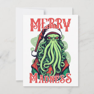 Tarjeta Gaze XMAS de Cthulhu Santa