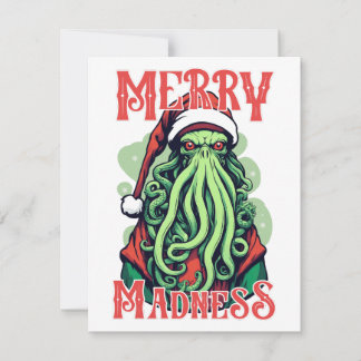 Tarjeta Gaze XMAS de Cthulhu Santa