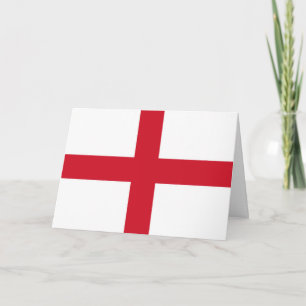 Tarjeta gcnt de la bandera inglesa