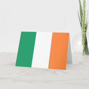 Tarjeta gct de bandera irlandesa