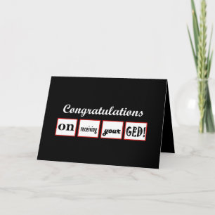 Tarjeta GED - NOMBRE PERSONALIZADO Felicitaciones -