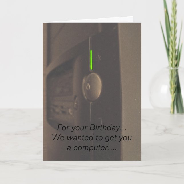 Tarjeta Geek De Computación (Anverso)