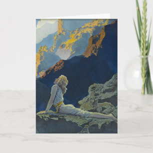 Tarjeta Geese salvaje de Maxfield Parrish