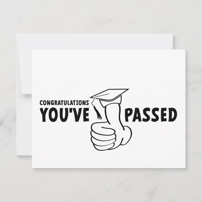 Tarjeta Gefeliciteerd, je bent geslaagd, diploma (Anverso)