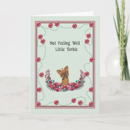 Tarjeta Gel Well para mujer de Yorkshire Terrier