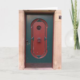 Tarjeta Gemany Postcard de arquitectura de puertas