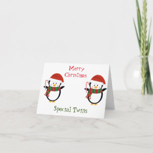 TARJETA "GEMELAS ESPECIALES" DE NAVIDAD