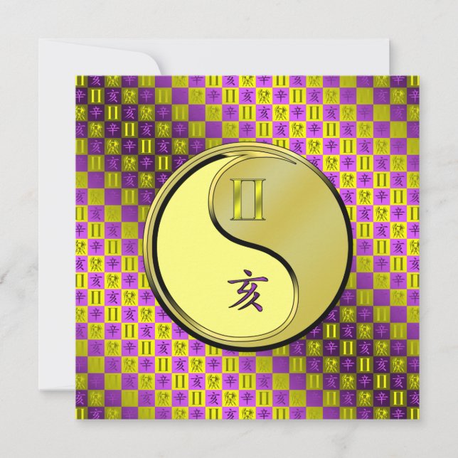 Tarjeta Gemini & Metal Boar (Anverso)