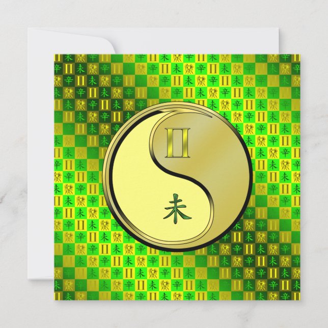 Tarjeta Gemini & Metal Goat (Anverso)