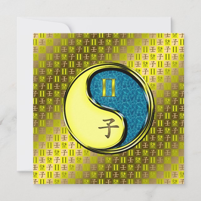 Tarjeta Gemini y la Rata del Agua (Anverso)