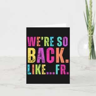 Tarjeta Gen Alpha Jerga Gen Z De Vuelta A La Escuela 2025 