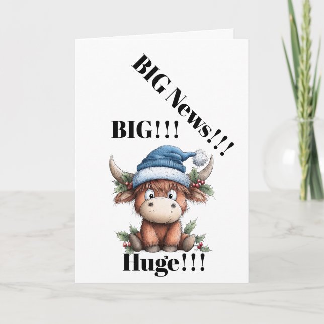 Tarjeta Gender Reveal Card – It’s a Boy! (Anverso)