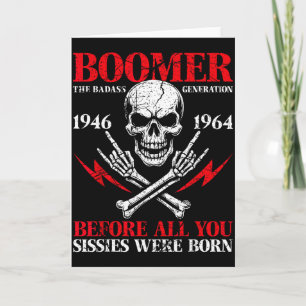 Tarjeta Generación Boomer Mala Antes De Todos Ustedes Mari
