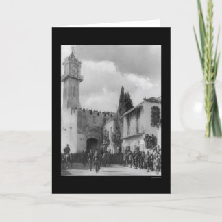 Tarjeta General Allenby en Jerusalén 1917