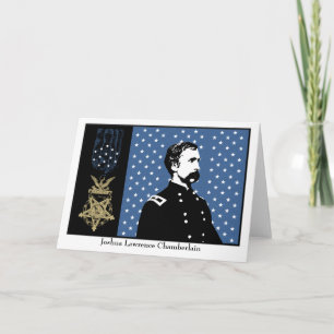 Tarjeta General Chamberlain y la medalla de honor