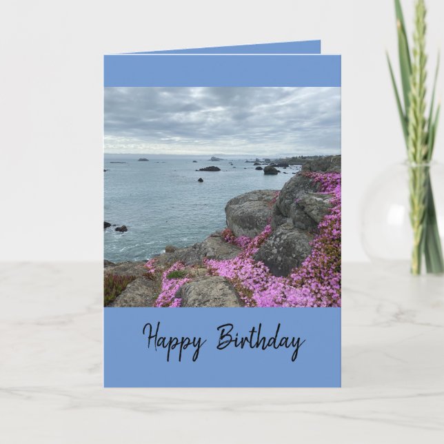Tarjeta general de felicitación por cumpleaños con (Anverso)