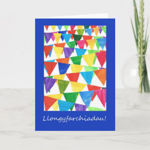 Tarjeta general de la enhorabuena: Saludo Galés