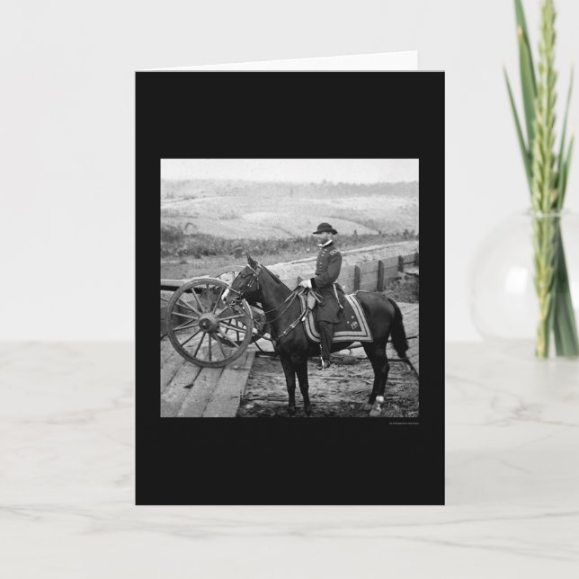 Tarjeta General Guillermo Tecumsah Sherman 1864 (Anverso)