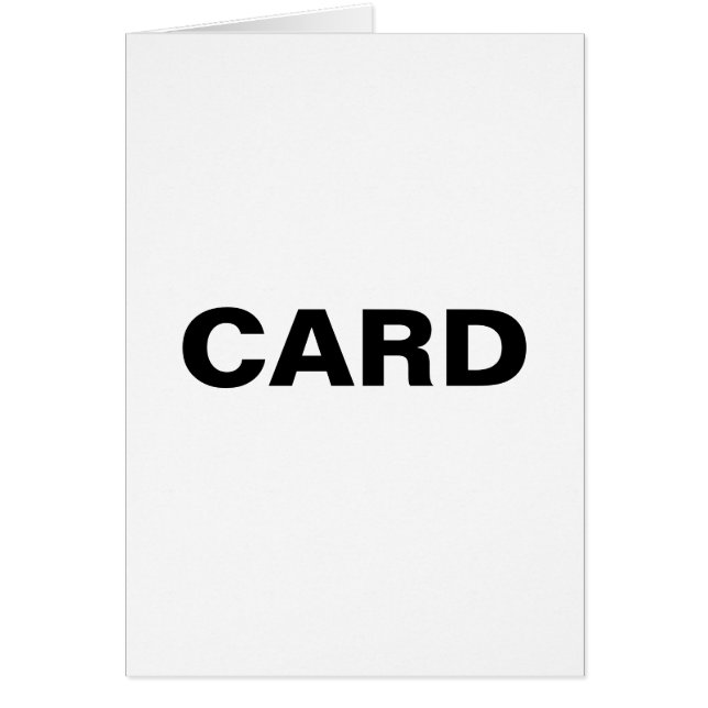 Tarjeta genérica incluso peor (Frente)