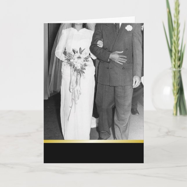 Tarjeta Genérico de boda (Anverso)