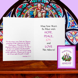 Tarjeta Genérico MARANATHA Advent Wreath Greeting