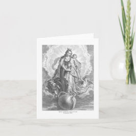 Tarjeta Génesis 3:15 Virgen María