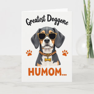 Tarjeta genial de canino manchado