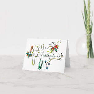 Tarjeta Genial es tu fidelidad Notecard