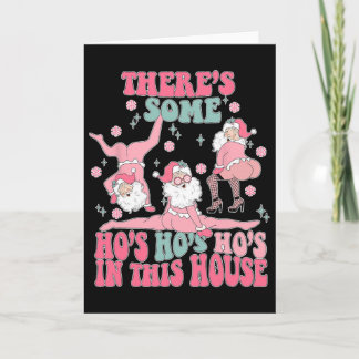Tarjeta Genial Hay algunas Ho Ho Hoes en esta casa Chris