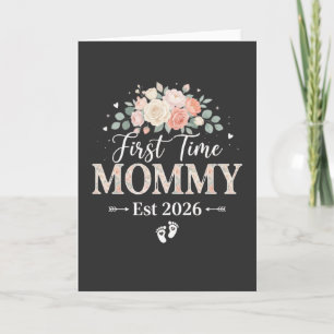 Tarjeta Genial Mamá Por Primera Vez Est 2026 Regalo Para N