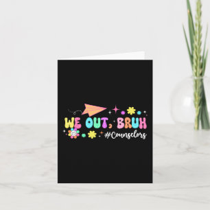 Tarjeta Genial, nos vamos, hermanos, consejeros último día