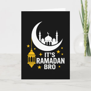 Tarjeta Genial oración musulmana de Ramadán Fe Culto