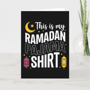 Tarjeta Genial oración musulmana del Ramadán Fe Culto pues