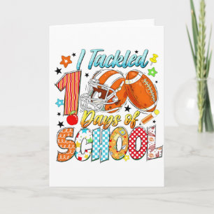 Tarjeta Genial, superé el tema de fútbol escolar de 100 dí