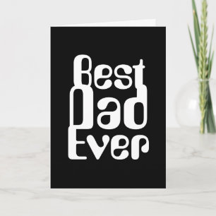 TARJETA GENIAL Y MINIMALISTA "MEJOR PAPÁ DEL MUNDO