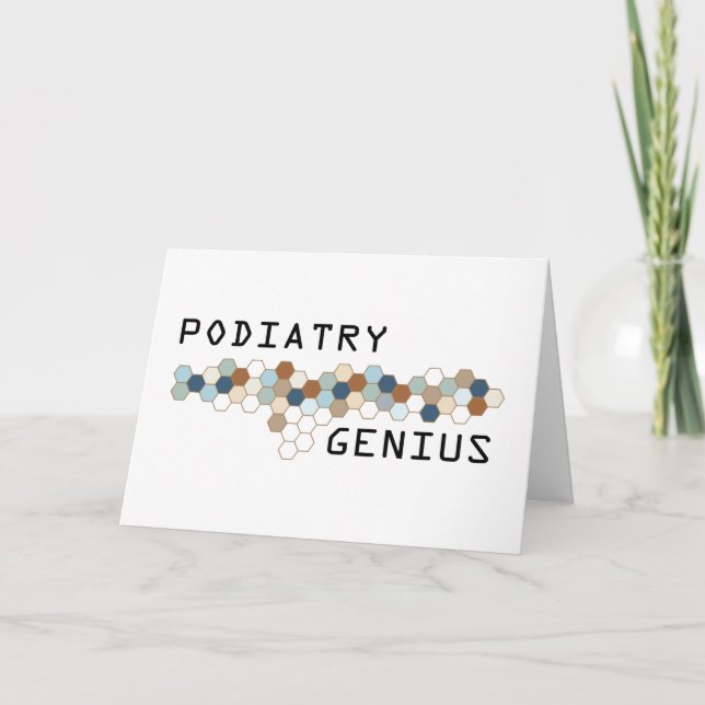 Tarjeta Genio del Podiatry (Anverso)