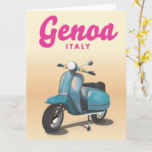 Tarjeta Genoa Italia scooter