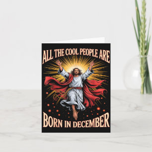 Tarjeta Gente Cool Nace En Diciembre Bi Navidad Cristiano