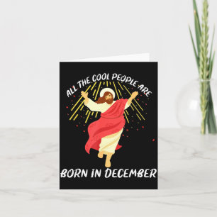Tarjeta Gente Cool Nace En Diciembre Cristiano Navidad