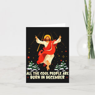 Tarjeta Gente Cool Nace En Diciembre Cristiano Navidad