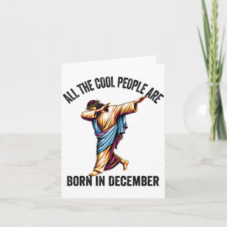 Tarjeta Gente Cool Nace En Diciembre Cristiano Navidad