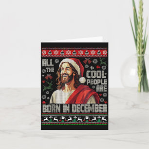 Tarjeta Gente Cool Nace En Diciembre Cristiano Navidad