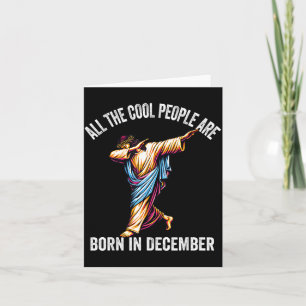 Tarjeta Gente Cool Nace En Diciembre Cristiano Navidad