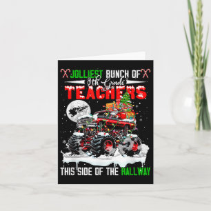 Tarjeta Gente más alegre Profesores de 8vo grado Monstruo 