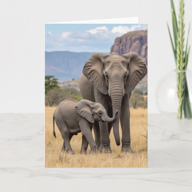 Tarjeta Gentle Giants Mothers Day Card (Anverso)