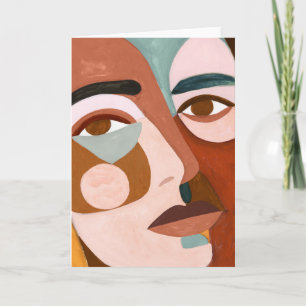 Tarjeta Geo Face Upclose