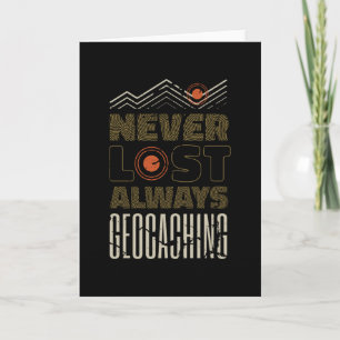Tarjeta Geocacher de siempre geocalización nunca perdida