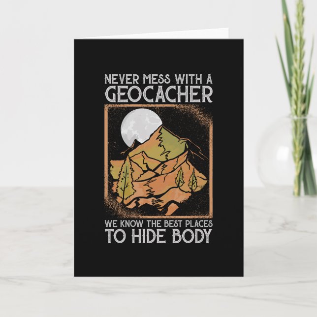 Tarjeta Geocaching Geocacher (Anverso)