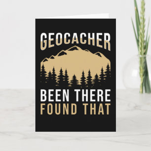 Tarjeta Geocaching Geocacher dice
